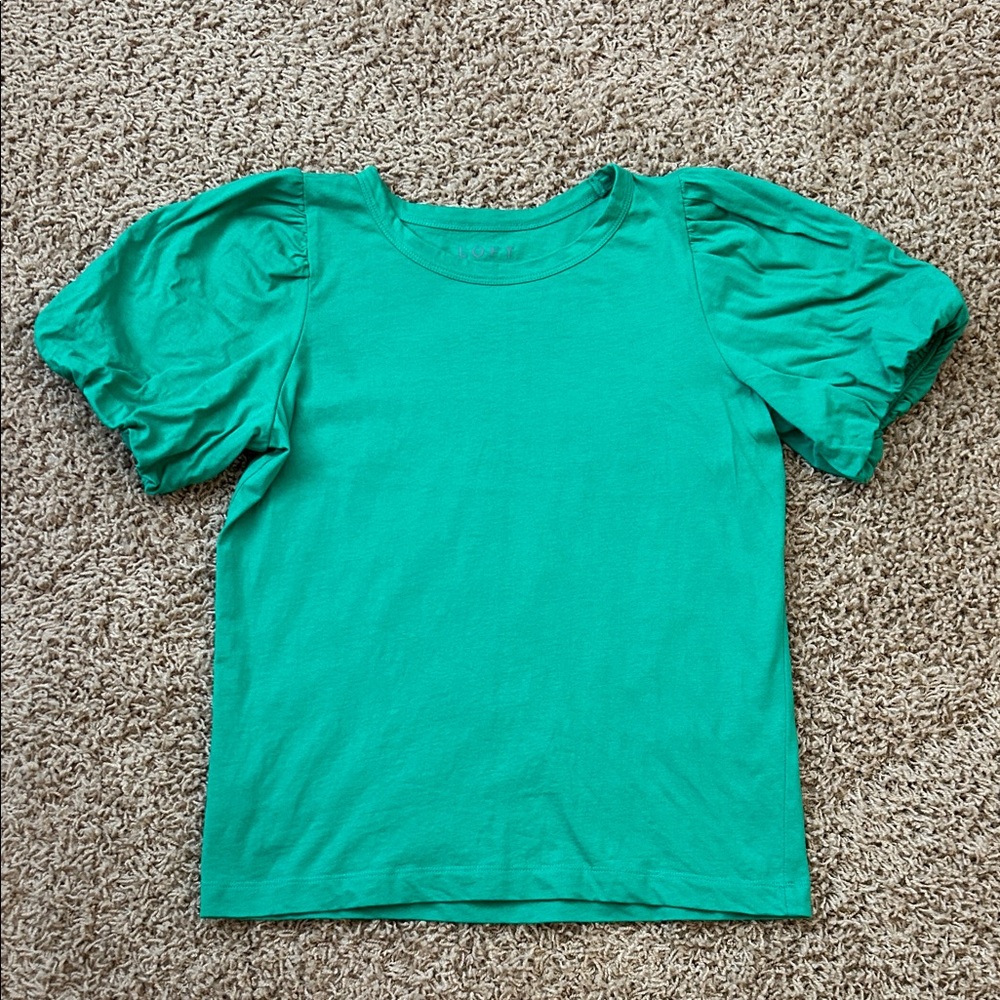 Loft puff sleeve top